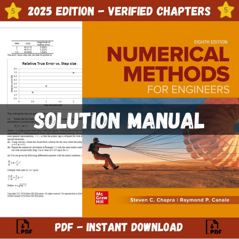 Numerical Methods for Engineers 8th Edition