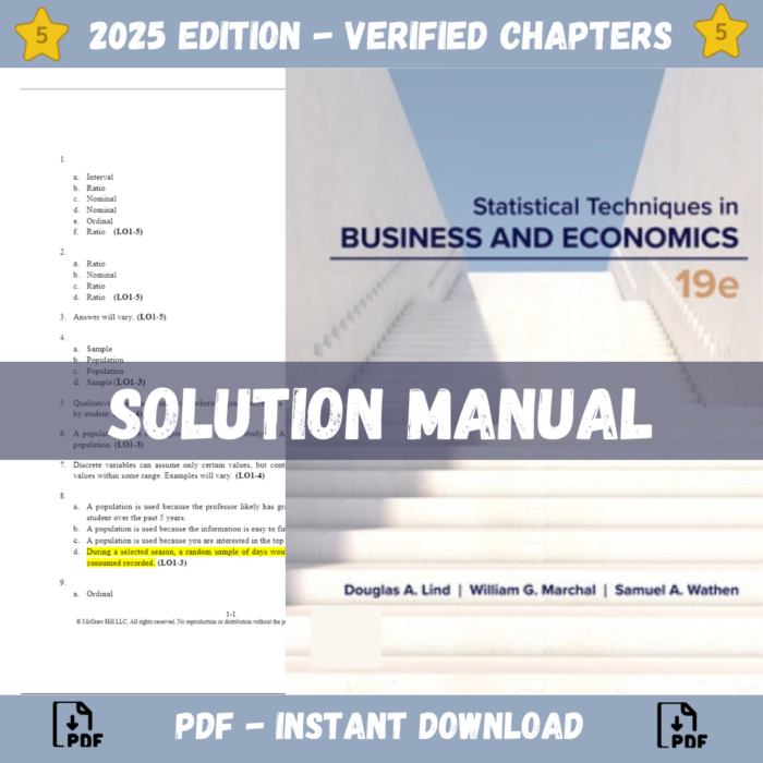 F:\New TB\New Solution\Manual Solution\Solution Manual - Statistical Techniques in Business and Economics, 19th Edition (Lind, 2023)